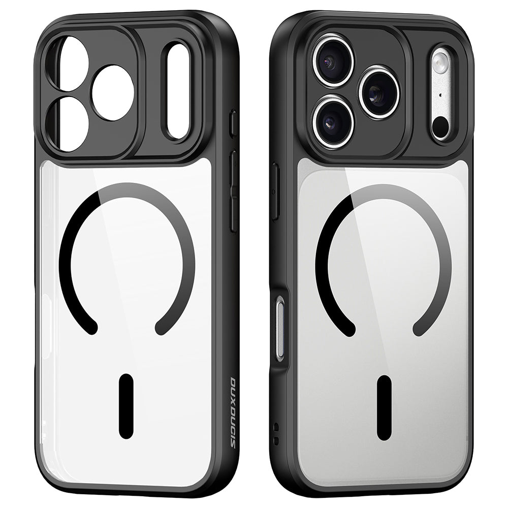 Husa de protectie Dux Ducis Aimo MagSafe compatibil cu iPhone 17 Pro / iPhone 18 Pro, Negru