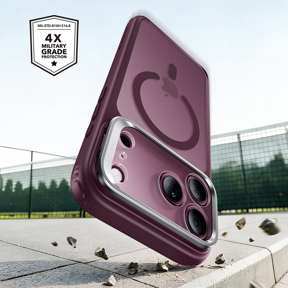 Husa de protectie ESR Classic Hybrid compatibil cu iPhone 17 Pro / iPhone 18 Pro, Bordo