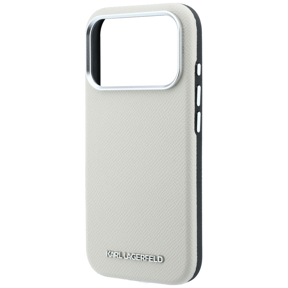 Husa de protectie Karl Lagerfeld compatibil cu iPhone 18 Pro / iPhone 17 Pro, Bej