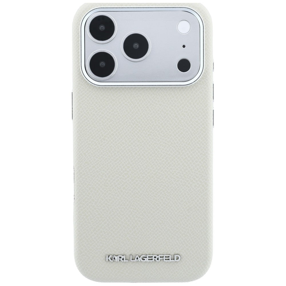 Husa de protectie Karl Lagerfeld compatibil cu iPhone 18 Pro / iPhone 17 Pro, Bej