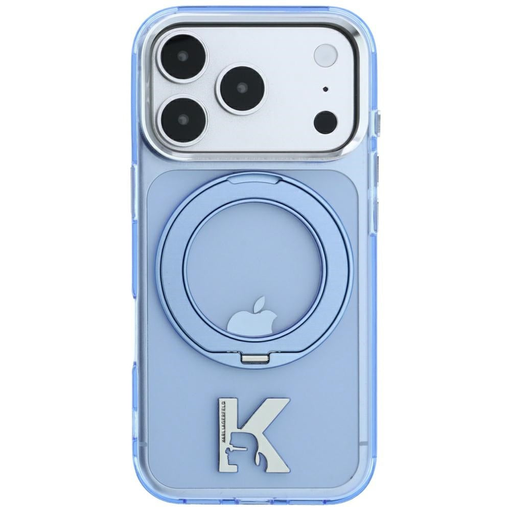 Husa de protectie Karl Lagerfeld compatibil cu iPhone 17 Pro Max / iPhone 18 Pro Max, Albastru