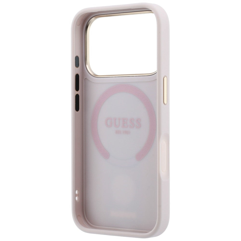 Husa de protectie Guess compatibil cu iPhone 17 Pro / iPhone 18 Pro, Roz