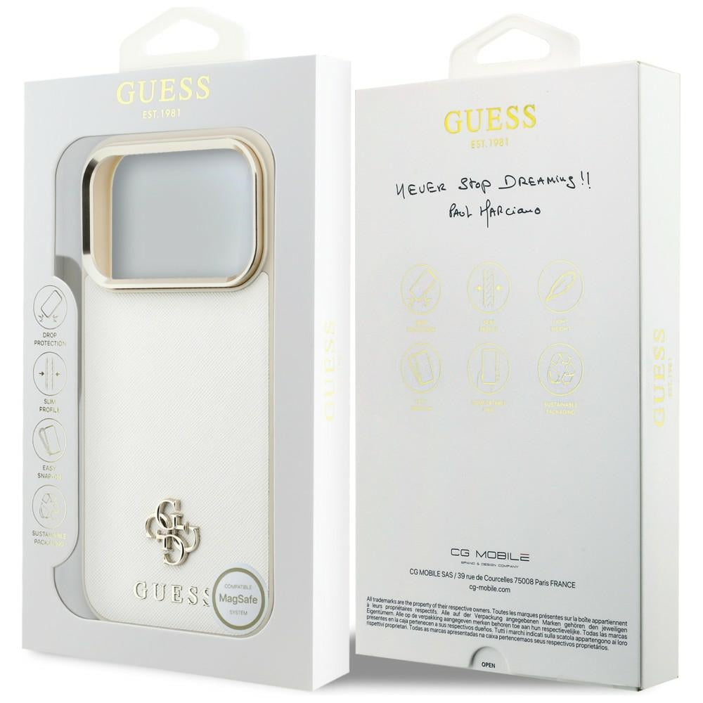 Husa de protectie Guess compatibil cu iPhone 17 Pro Max / iPhone 18 Pro Max, Bej