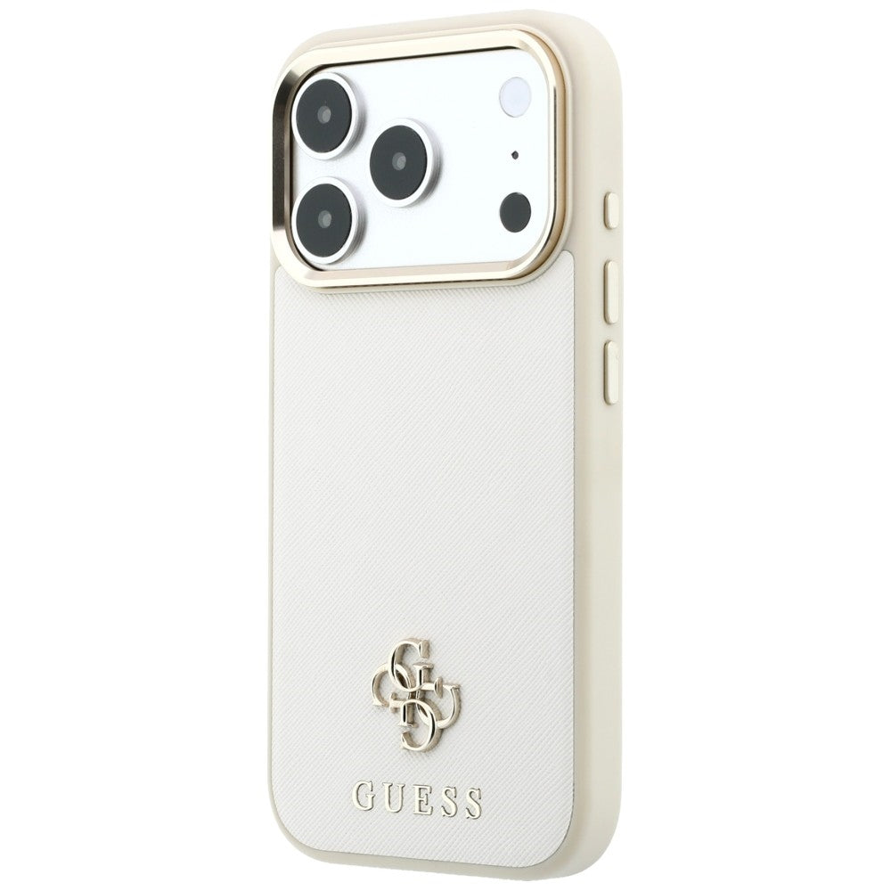 Husa de protectie Guess compatibil cu iPhone 17 Pro Max / iPhone 18 Pro Max, Bej