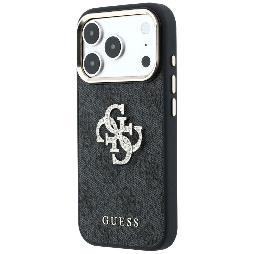 Husa de protectie Guess Hardcase 4G compatibil cu iPhone 17 Pro Max / iPhone 18 Pro Max, Negru