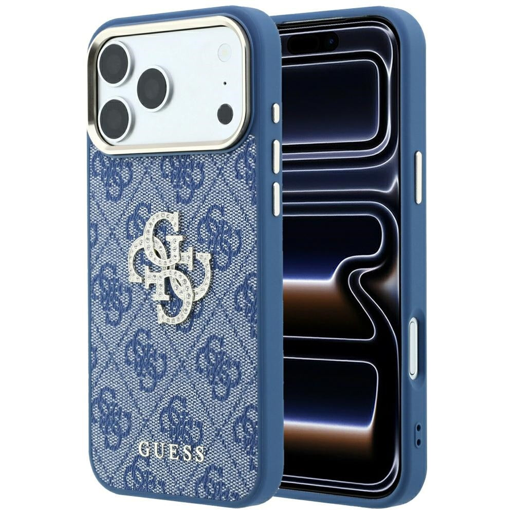 Husa de protectie Guess compatibil cu iPhone 17 Pro / iPhone 18 Pro, Albastru