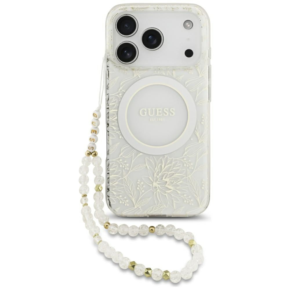 Husa de protectie Guess compatibil cu iPhone 17 Pro Max / iPhone 18 Pro Max, Alb