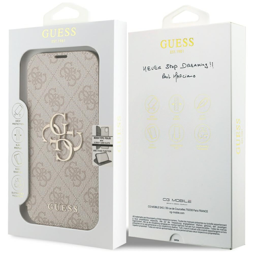 Husa de protectie Guess compatibil cu iPhone 17 Pro Max / iPhone 18 Pro Max, Roz
