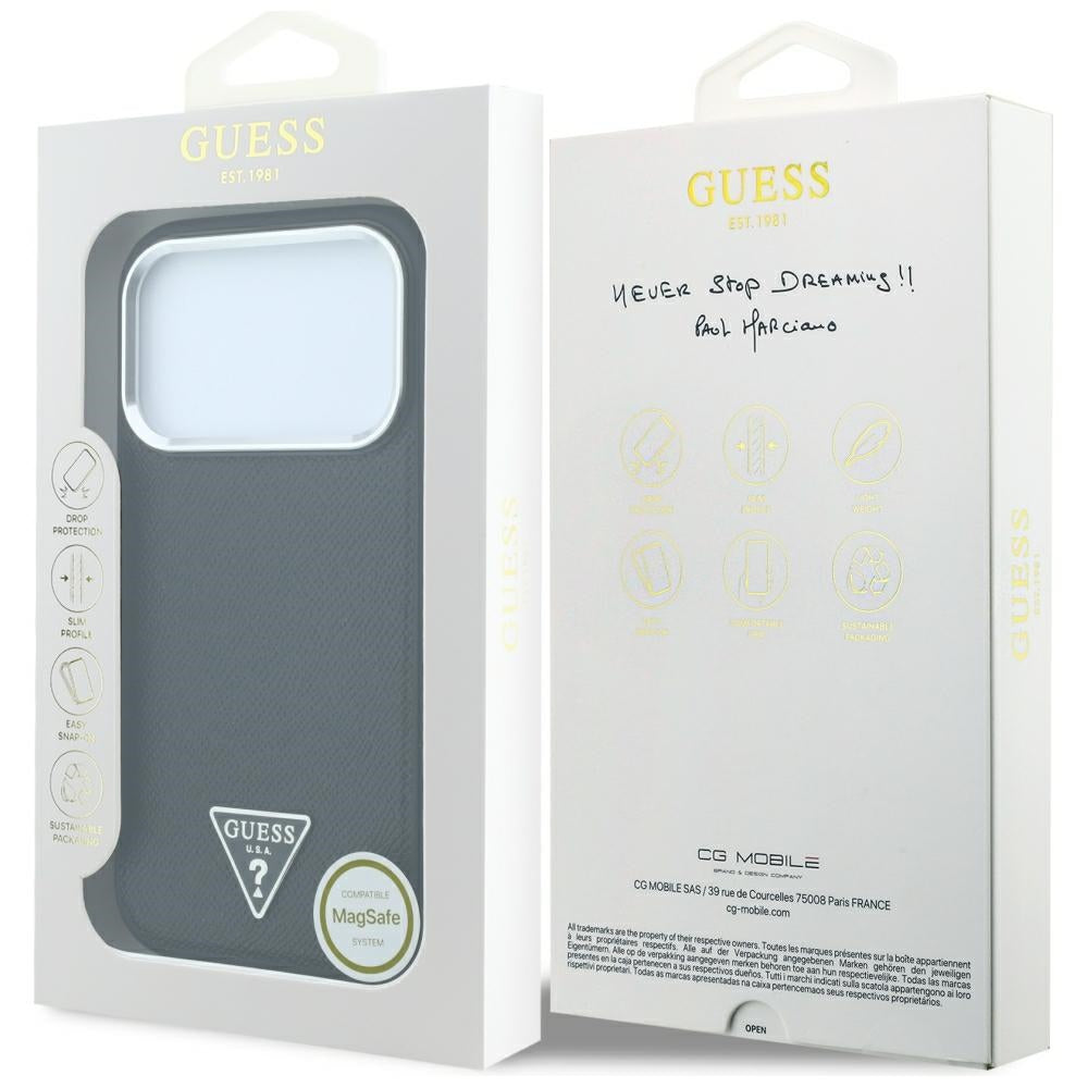 Husa de protectie Guess compatibil cu iPhone 18 Pro / iPhone 17 Pro, Negru