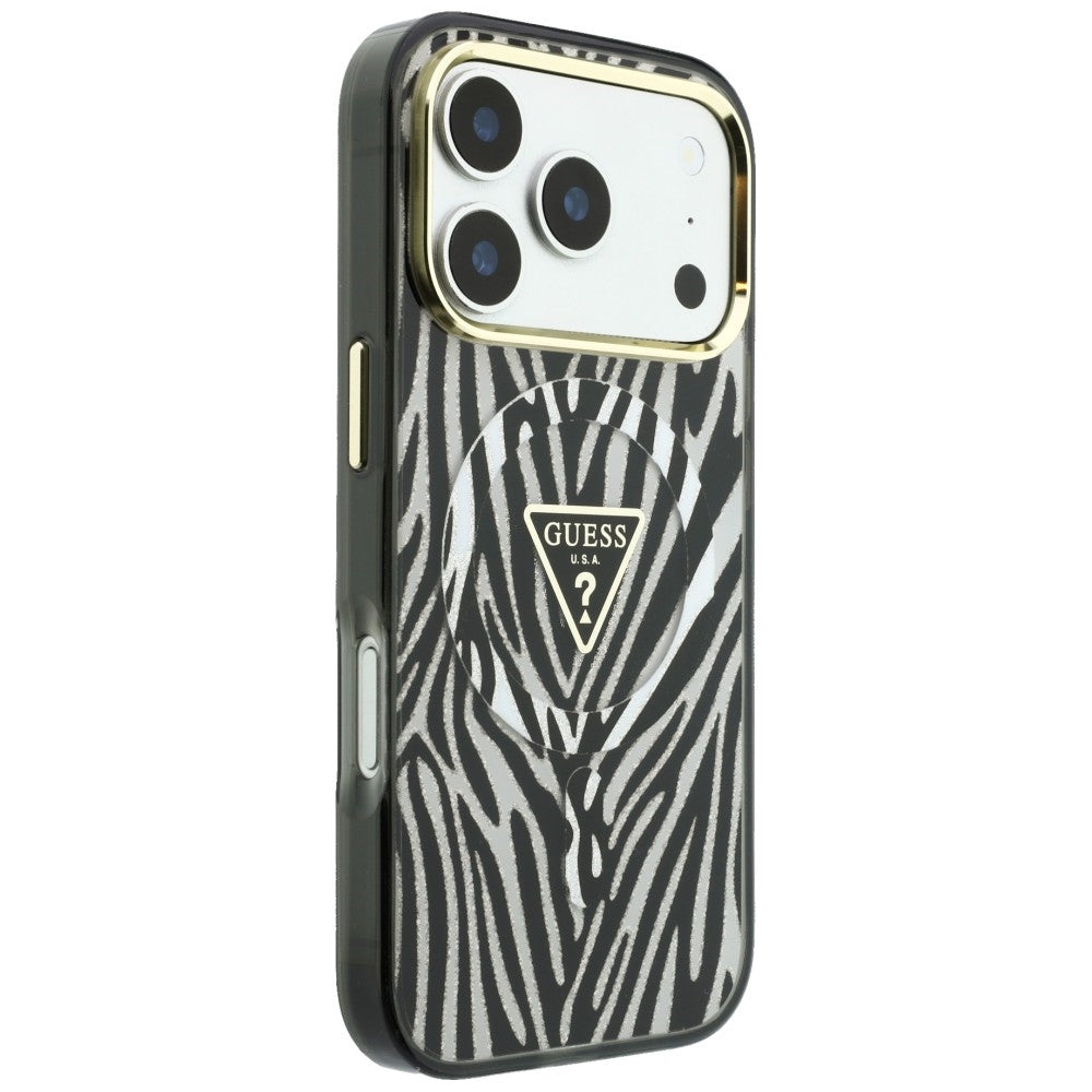 Husa de protectie Guess compatibil cu iPhone 18 Pro / iPhone 17 Pro, Argintiu