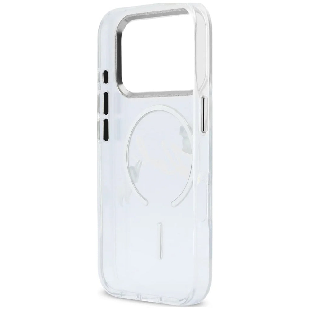 Husa de protectie Karl Lagerfeld compatibil cu iPhone 17 Pro Max / iPhone 18 Pro Max, Transparent