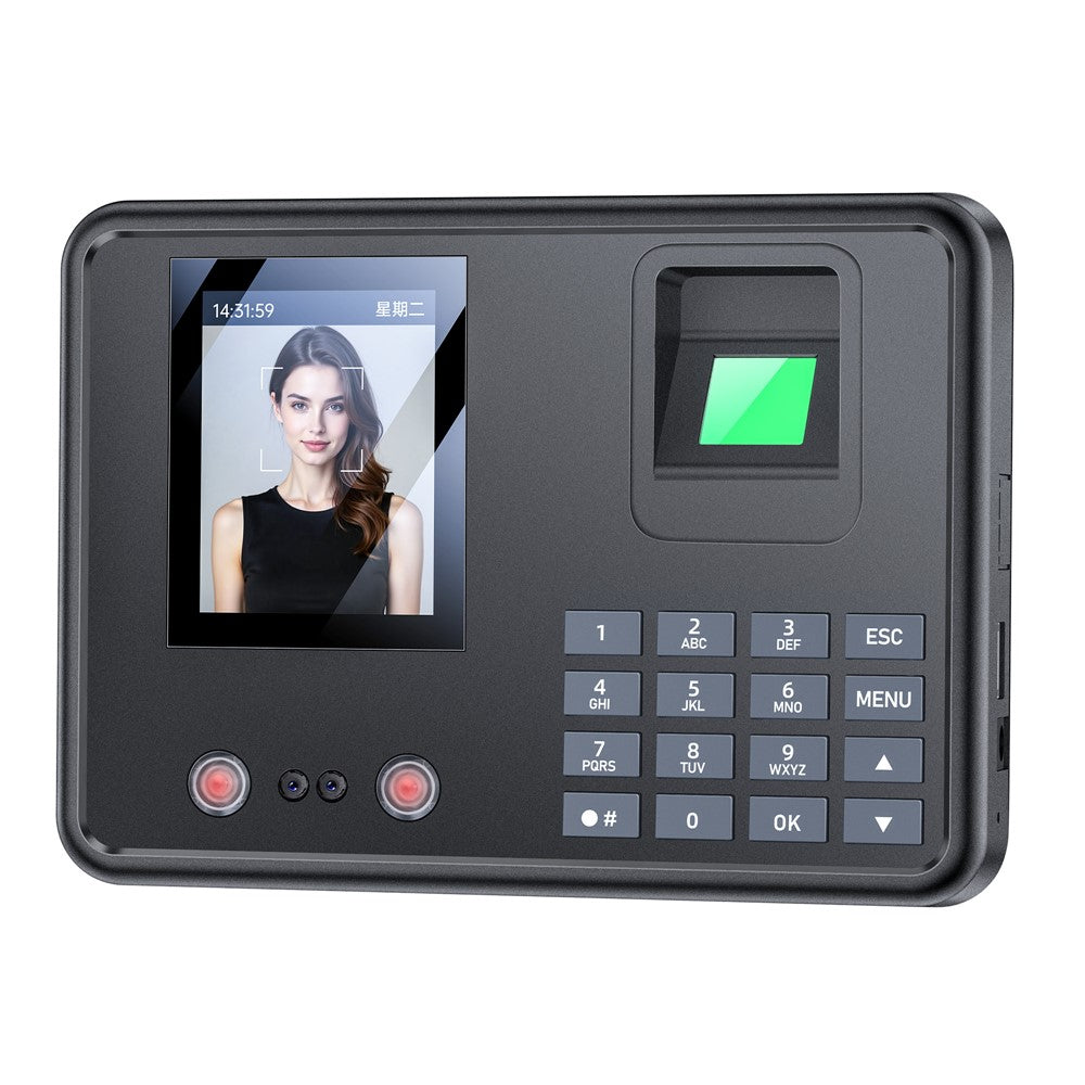 Dispozitiv de Inregistrare Prezenta, cu Recunoastere Faciala, Display - Yesido (KM30) - Black