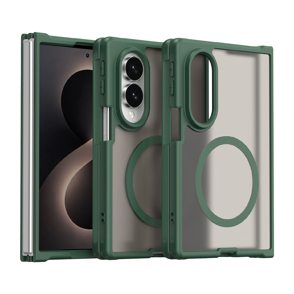 Husa de protectie Techsuit HaloFrost II MagSafe compatibil cu Samsung Galaxy Z Fold8, Verde