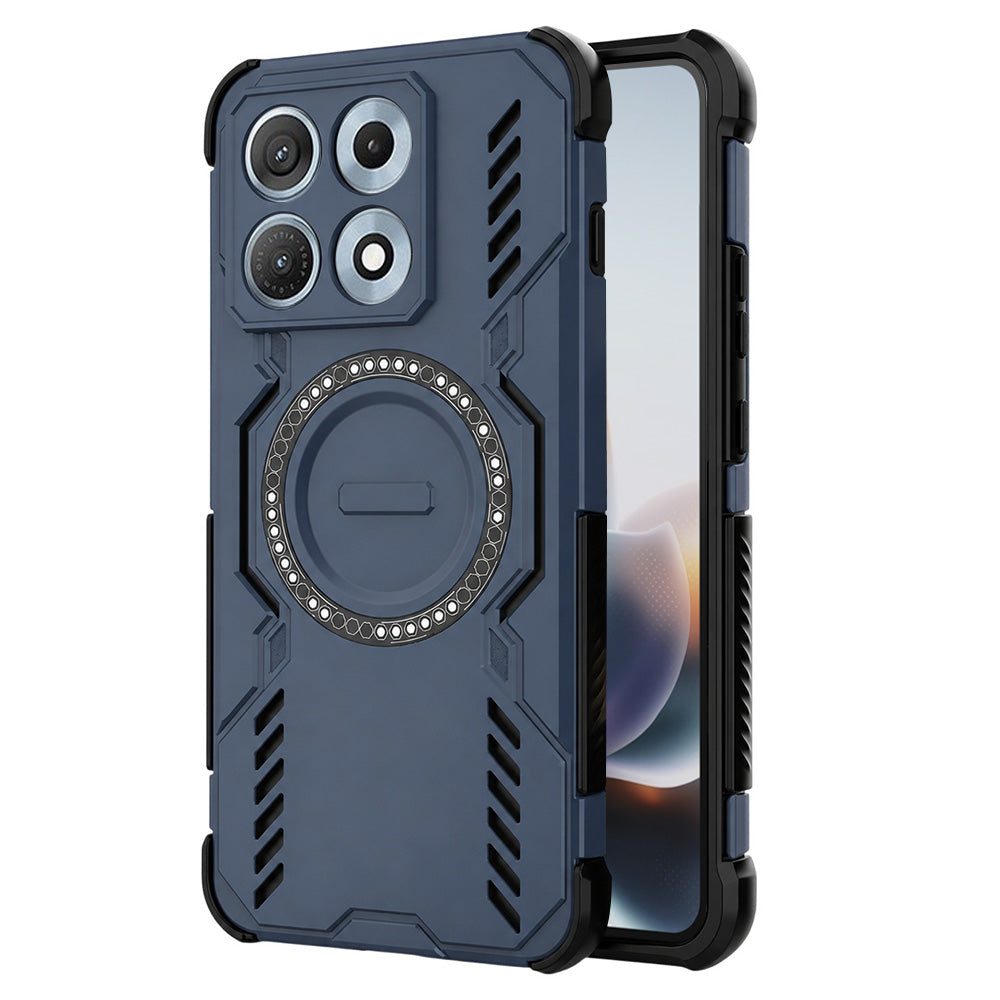 Husa de protectie Techsuit ArmorMag compatibil cu Motorola Edge 70 Max, Albastru