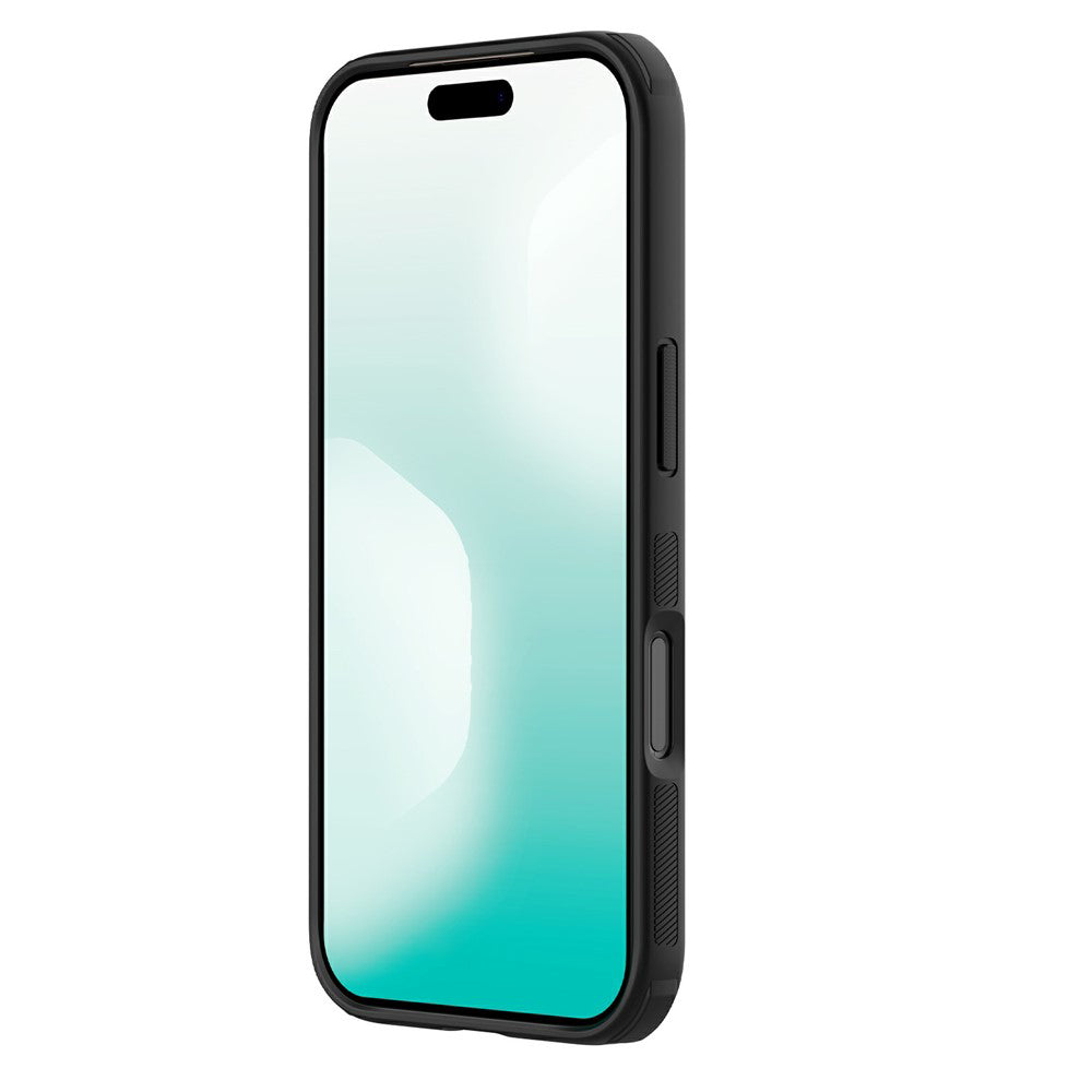 Husa de protectie Nillkin Super Frosted Shield Pro compatibil cu iPhone 17 Pro / iPhone 18 Pro, Negru Transparent