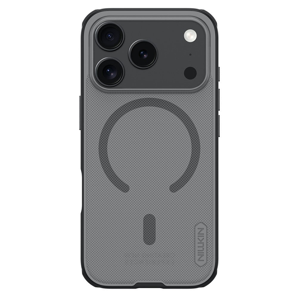 Husa de protectie Nillkin Super Frosted Shield Pro compatibil cu iPhone 17 Pro / iPhone 18 Pro, Negru Transparent