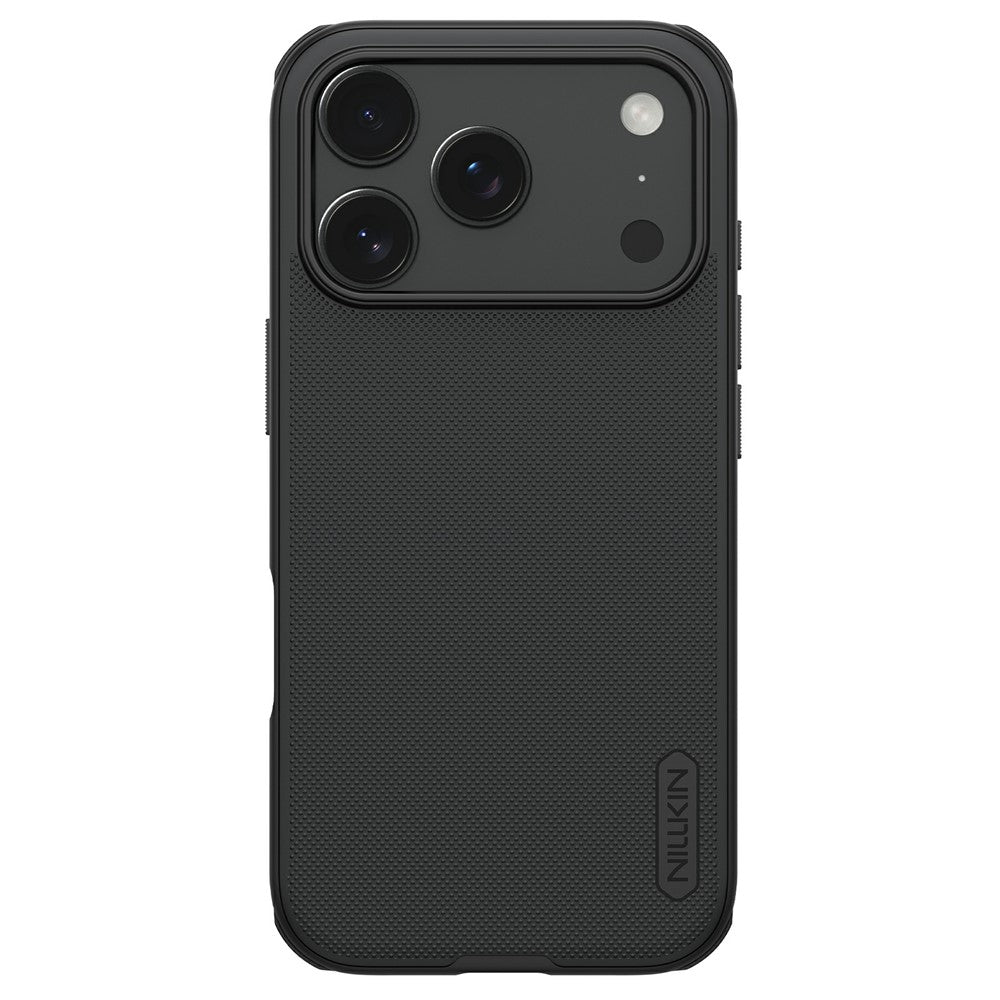 Husa de protectie Nillkin Super Frosted Shield Pro compatibil cu iPhone 18 Pro / iPhone 17 Pro, Negru