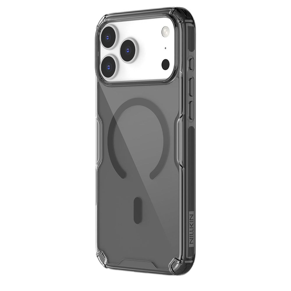 Husa de protectie Nillkin Nature TPU Pro compatibil cu iPhone 17 Pro / iPhone 18 Pro, Negru Transparent