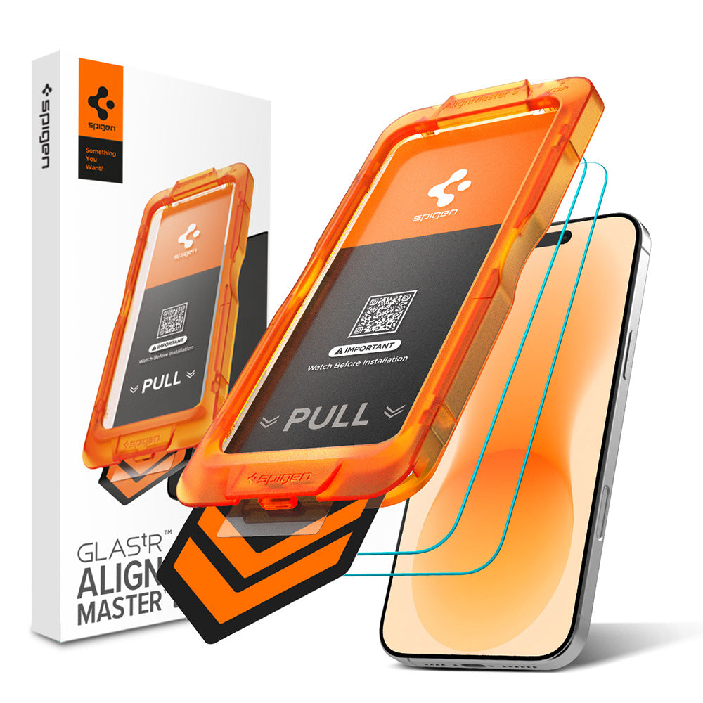 Folie de protectie Spigen Glas.tR AlignMaster S compatibil cu iPhone 18 Pro Max / iPhone 17 Pro Max, Transparent