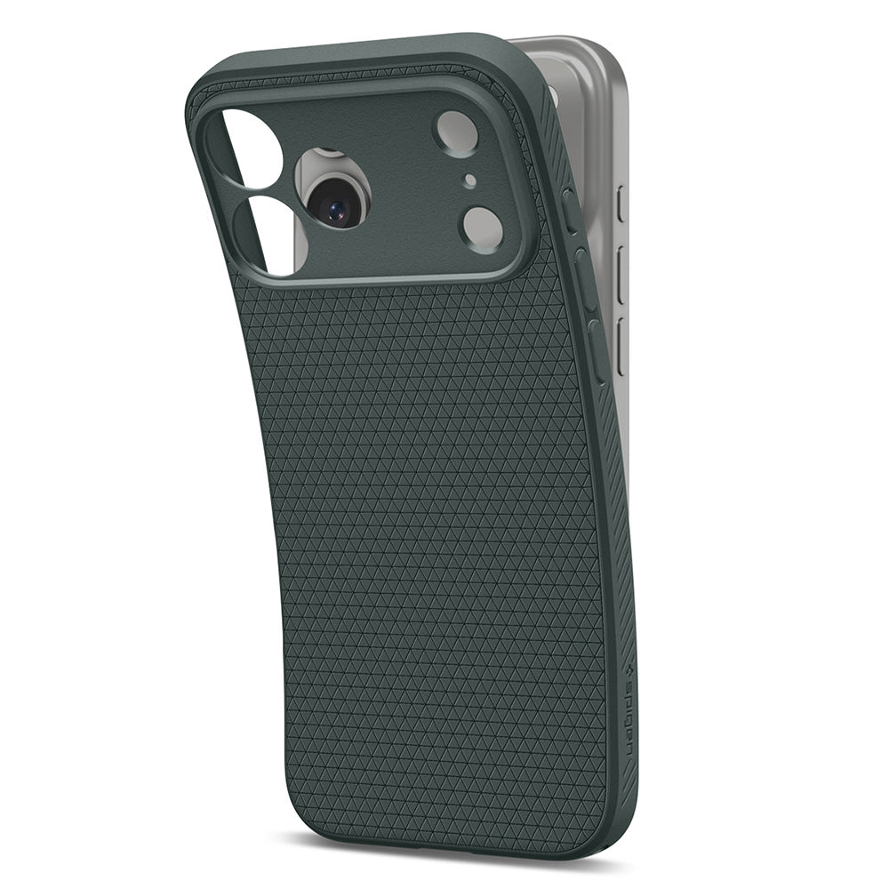 Husa de protectie Spigen Liquid Air compatibil cu iPhone 17 Pro Max / iPhone 18 Pro Max, Verde