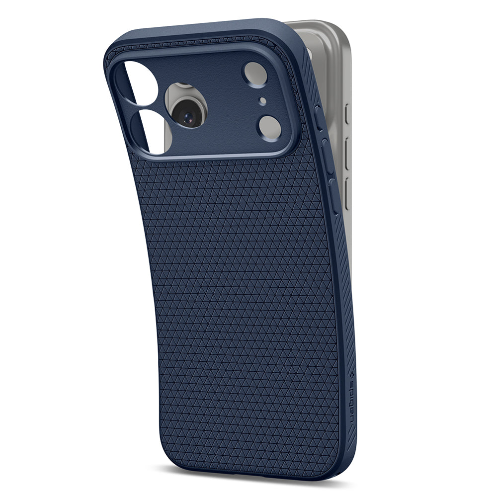 Husa de protectie Spigen Liquid Air compatibil cu iPhone 17 Pro Max / iPhone 18 Pro Max, Albastru