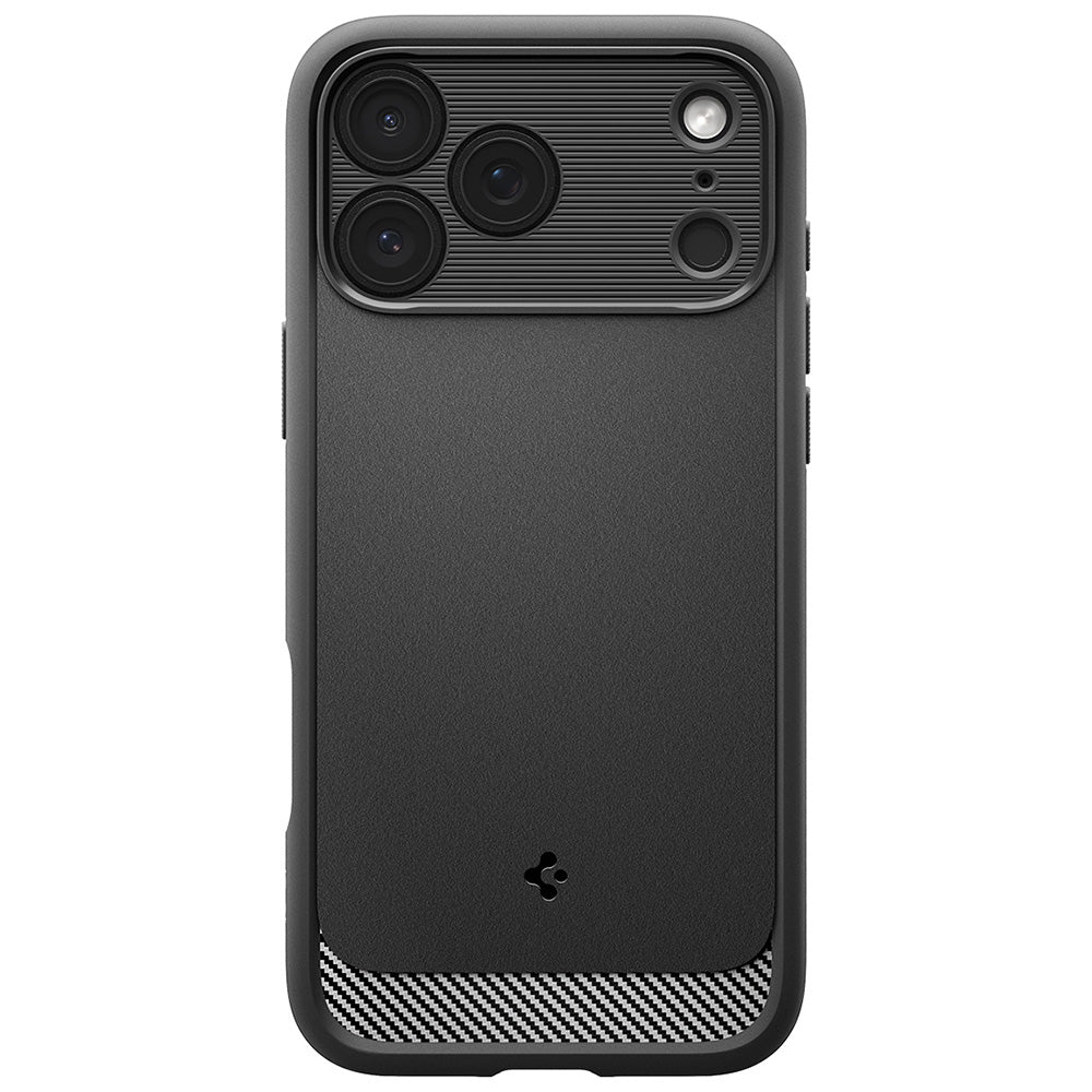 Husa de protectie Spigen Rugged Armor compatibil cu iPhone 18 Pro Max / iPhone 17 Pro Max, Negru