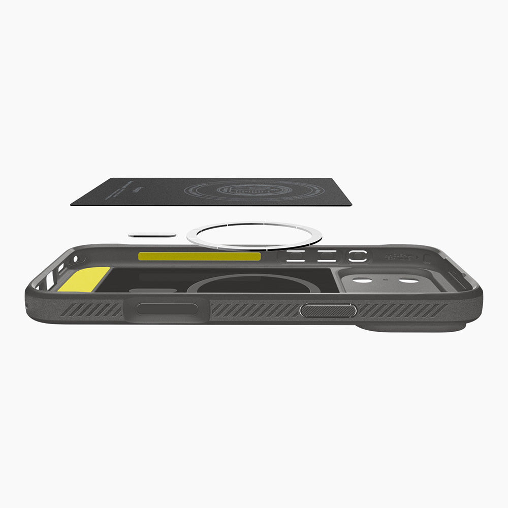 Husa de protectie Spigen Rugged Armor compatibil cu iPhone 18 Pro Max / iPhone 17 Pro Max, Gri