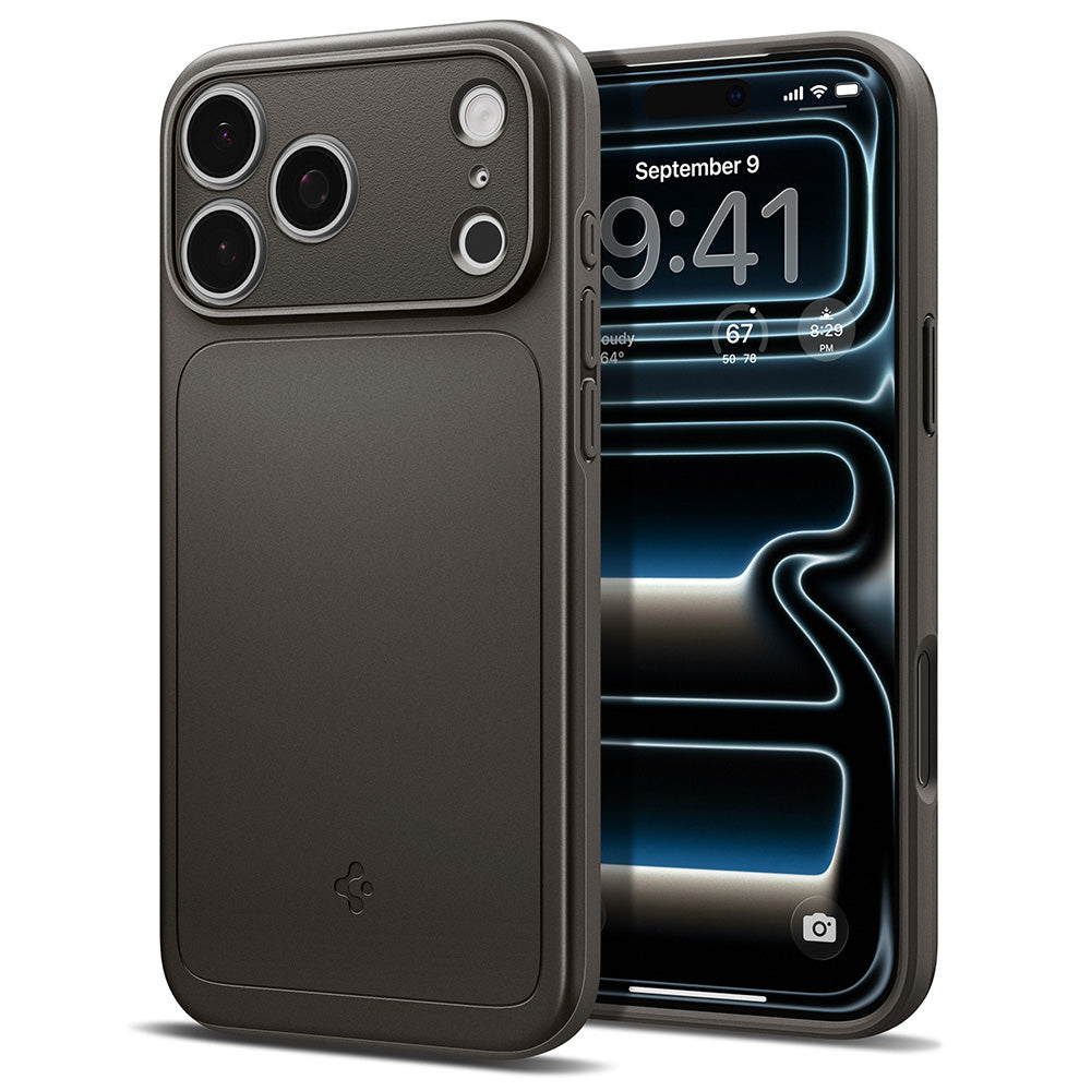 Husa de protectie Spigen Thin Fit compatibil cu iPhone 17 Pro / iPhone 18 Pro, Gri