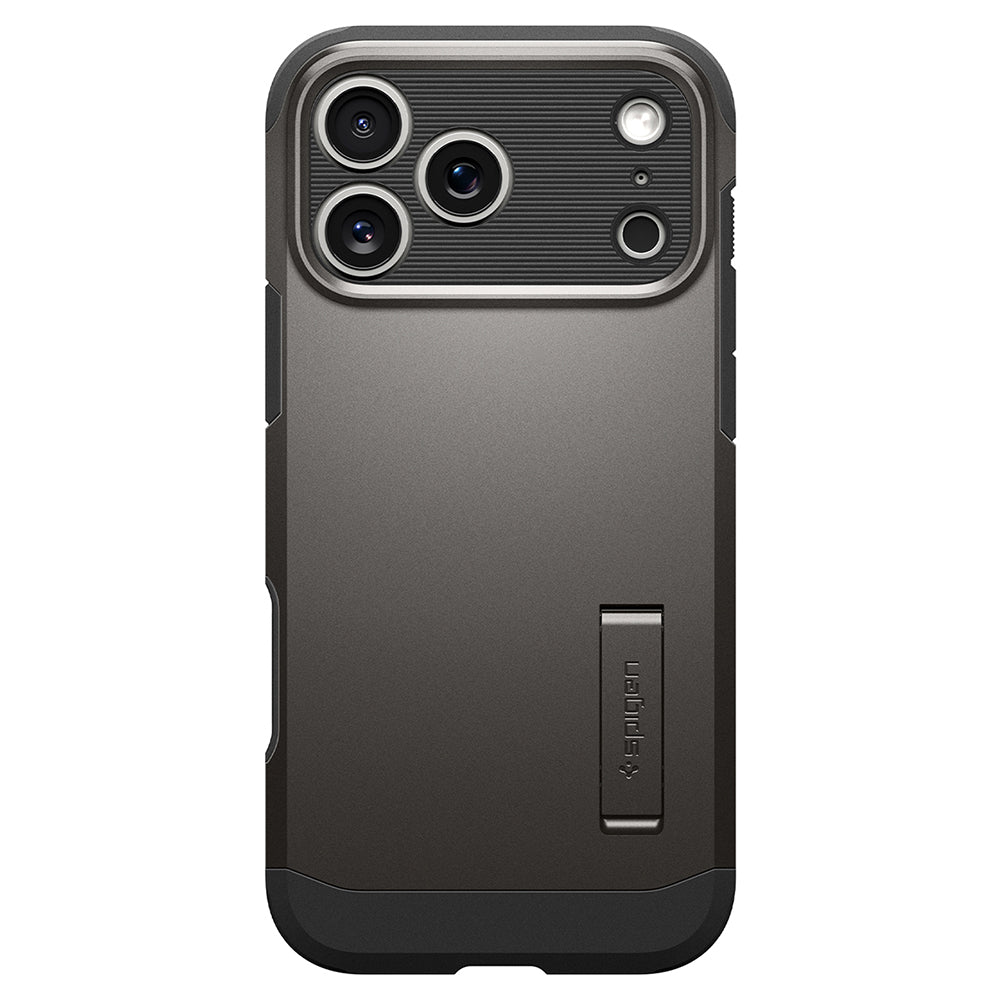Husa de protectie Spigen Tough Armor compatibil cu iPhone 17 Pro Max / iPhone 18 Pro Max, Gri