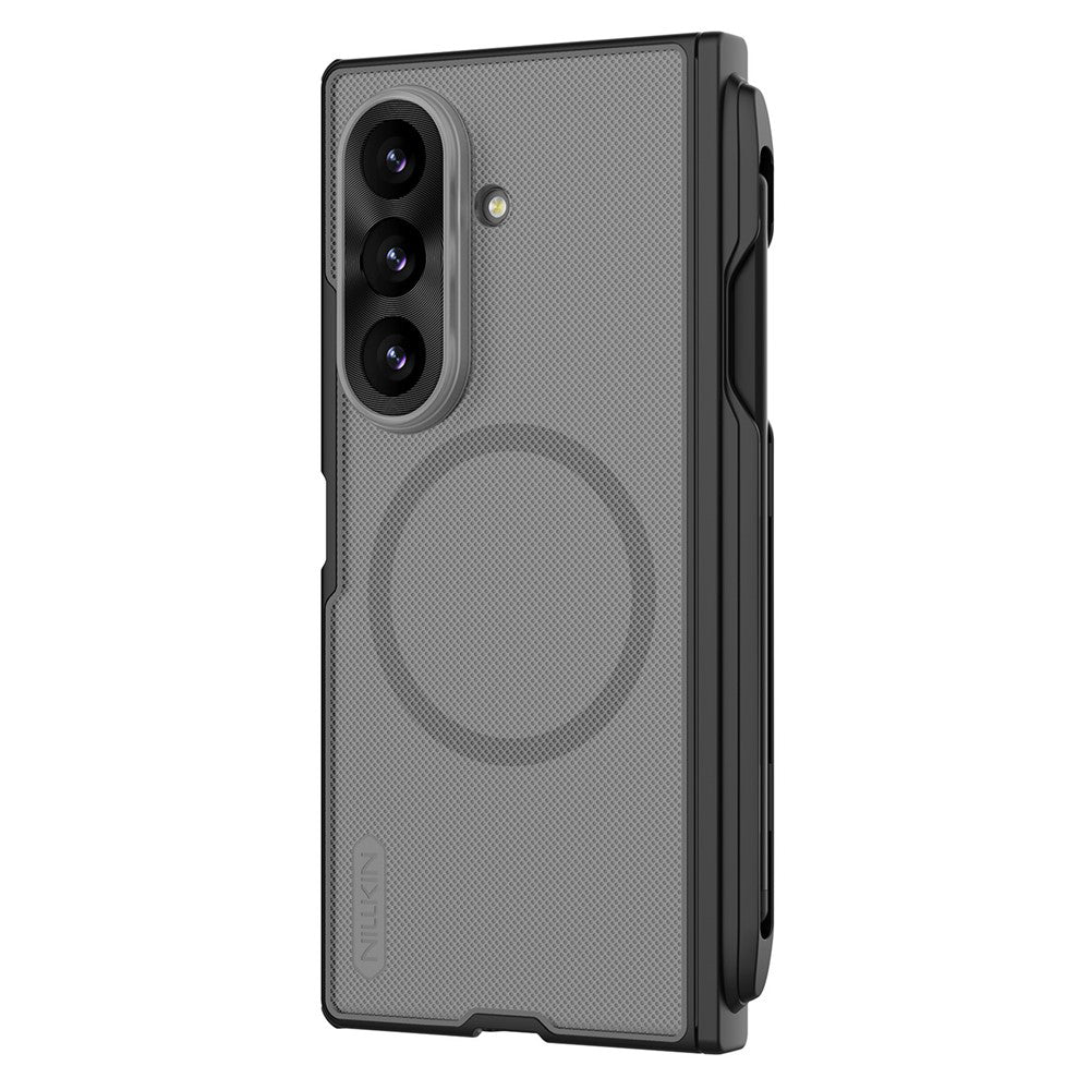Husa de protectie Nillkin Super Frosted Shield Fold compatibil cu Samsung Galaxy Z Fold8 Ultra, Negru Transparent