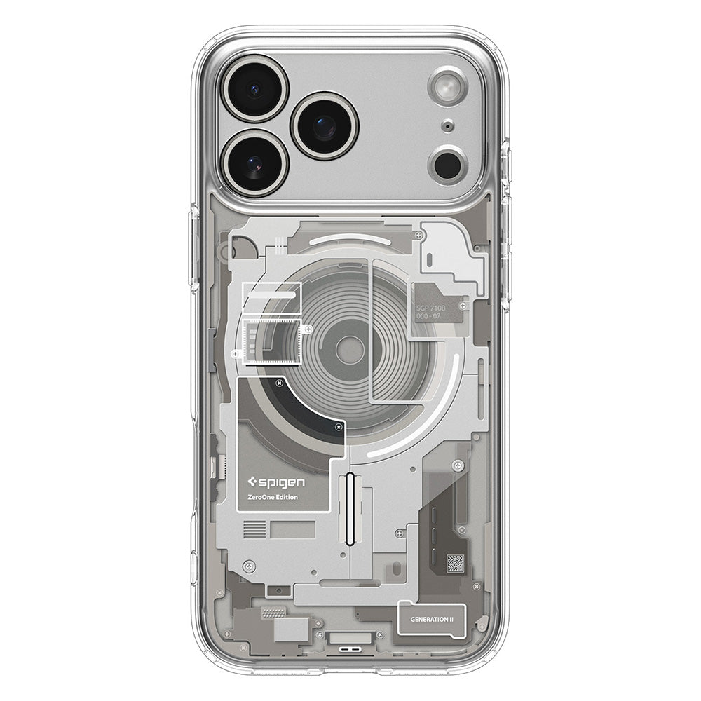 Husa de protectie Spigen Ultra Hybrid compatibil cu iPhone 17 Pro / iPhone 18 Pro, Gri