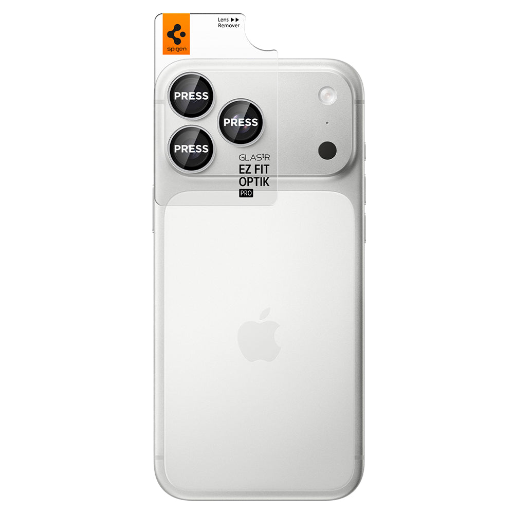 Folie de protectie Spigen compatibil cu iPhone 18 Pro / iPhone 18 Pro Max, Argintiu