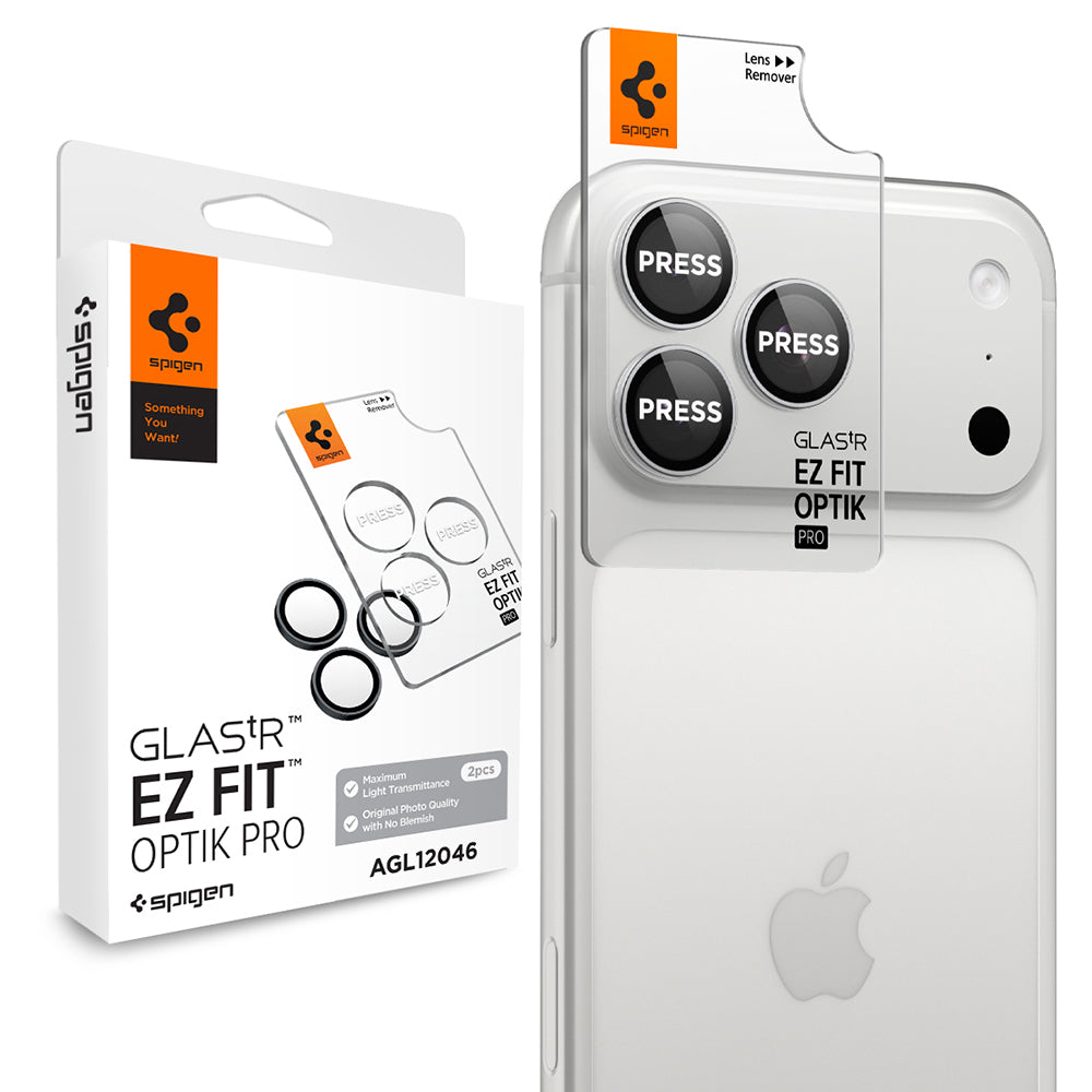 Folie de protectie Spigen compatibil cu iPhone 18 Pro / iPhone 18 Pro Max, Argintiu
