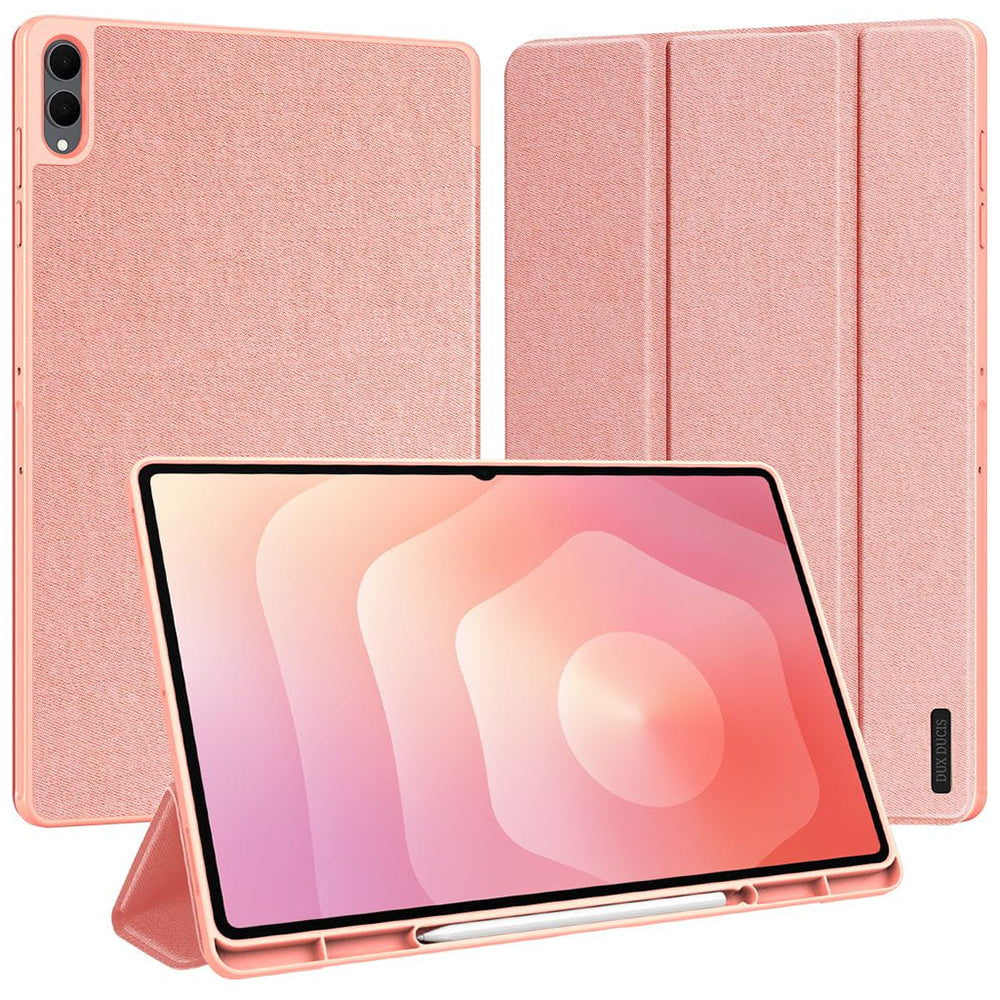 Husa de protectie tableta Dux Ducis Domo Series compatibil cu Samsung Galaxy Tab S12 Ultra / Tab S11 Ultra, Roz