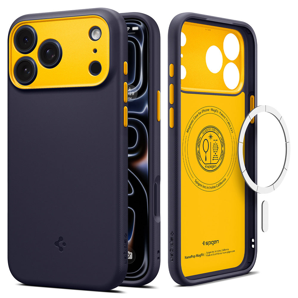 Husa de protectie Spigen Caseology Nano Pop compatibil cu iPhone 17 Pro / iPhone 18 Pro, Mov