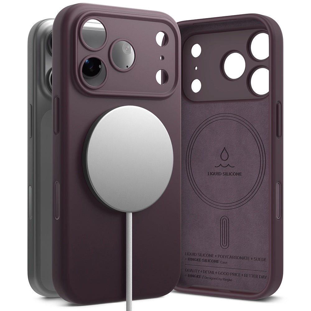 Husa de protectie Ringke compatibil cu iPhone 18 Pro Max, Visiniu