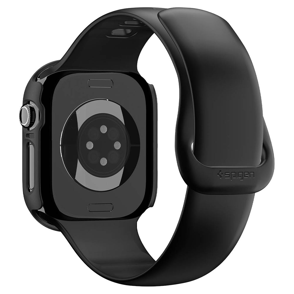 Husa smartwatch Spigen compatibil cu Apple Watch 12 42mm, Negru