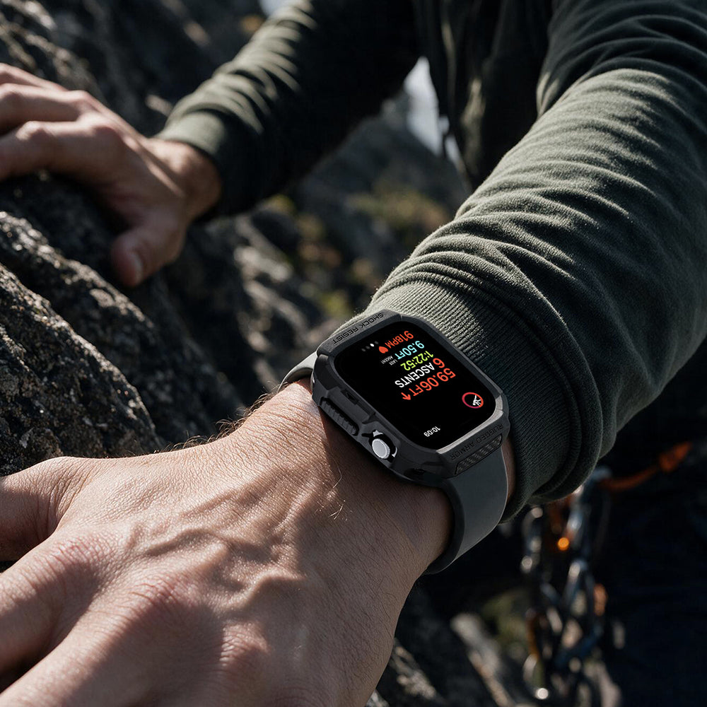 Husa smartwatch Apple Watch 12 42mm, Negru