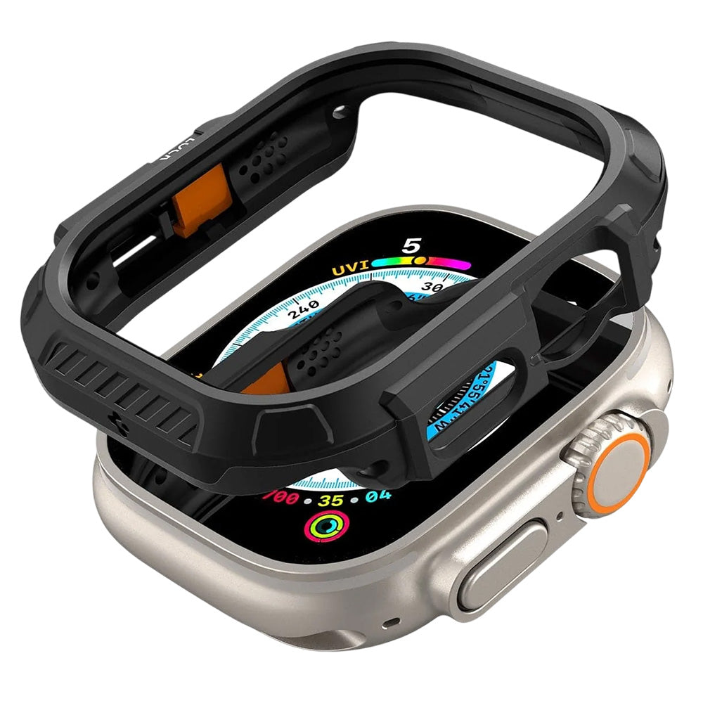 Husa smartwatch Spigen Apple Watch Ultra compatibil cu Ultra / Ultra 2 / Ultra 3 / Ultra 4, Negru