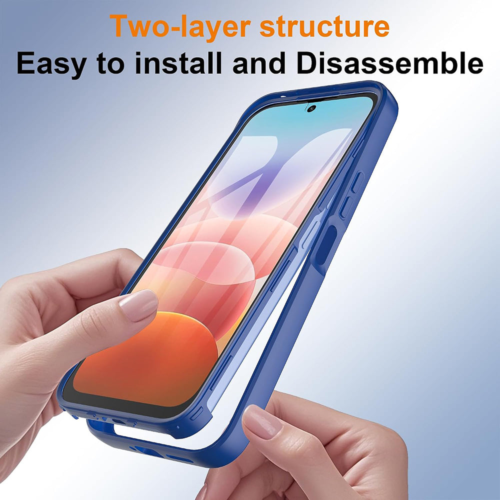 Husa de protectie Techsuit ColorVerse 360 Series compatibil cu Xiaomi Redmi 17 4G / Redmi 17 5G, Albastru