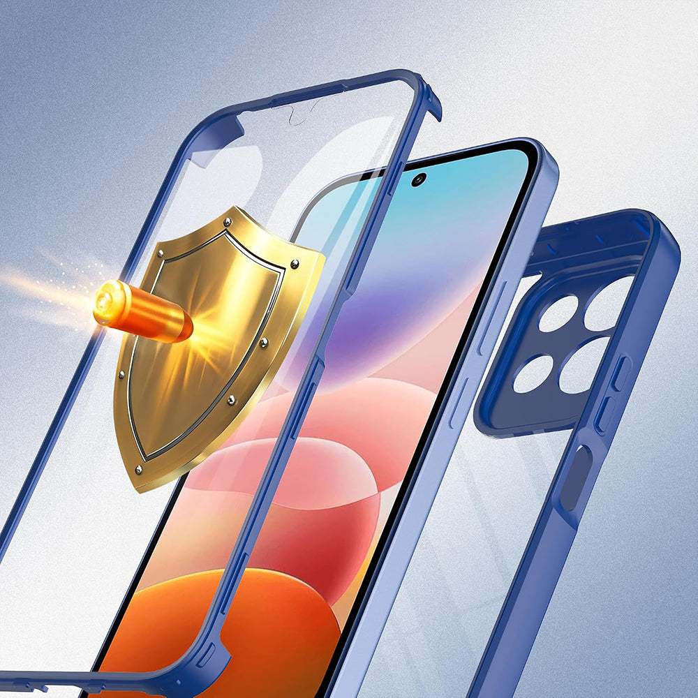 Husa de protectie Techsuit ColorVerse 360 Series compatibil cu Xiaomi Redmi 17 4G / Redmi 17 5G, Albastru