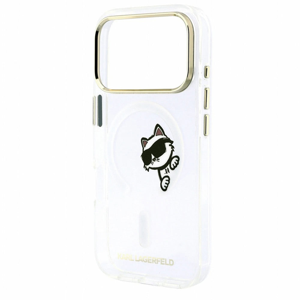 Husa de protectie Karl Lagerfeld compatibil cu iPhone 17 Pro Max / iPhone 18 Pro Max, Transparent