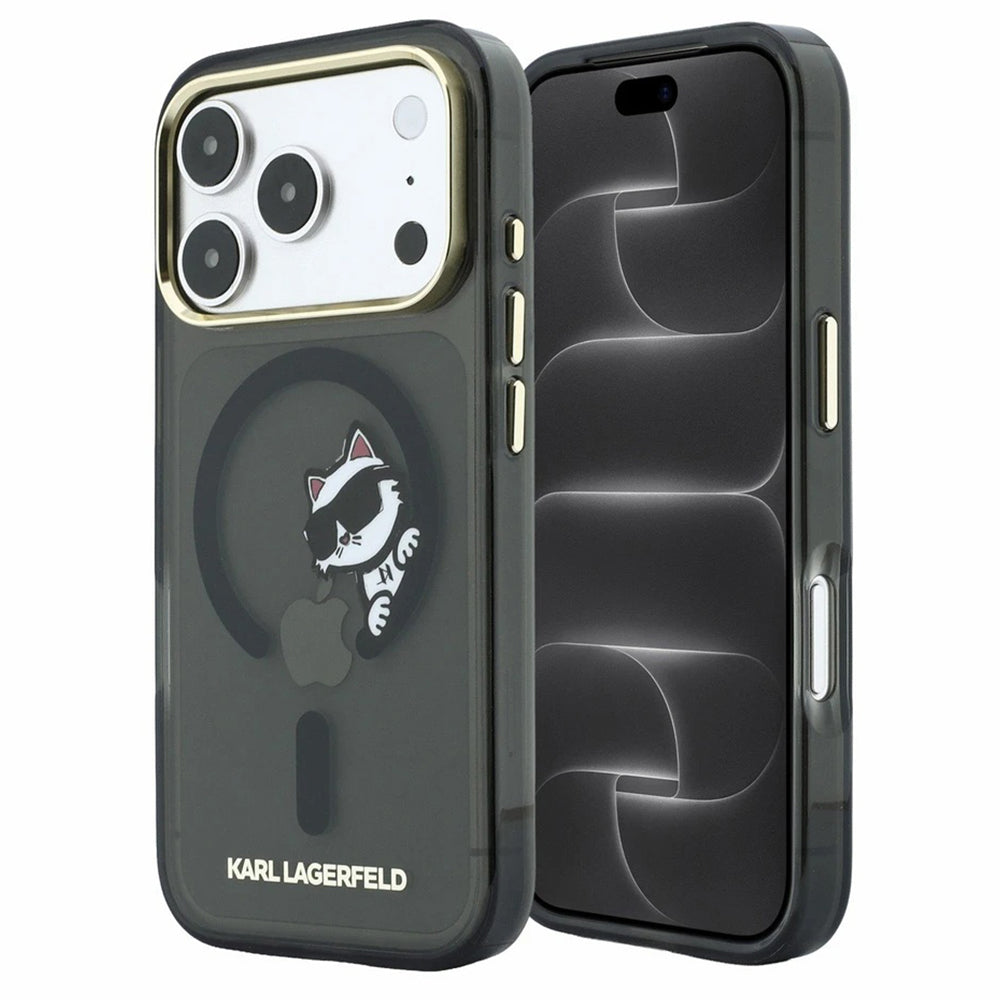Husa de protectie Karl Lagerfeld IML compatibil cu iPhone 17 Pro Max / iPhone 18 Pro Max, Negru
