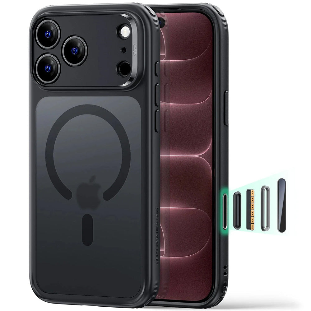 Husa de protectie ESR Classic Hybrid compatibil cu iPhone 17 Pro Max / iPhone 18 Pro Max, Negru
