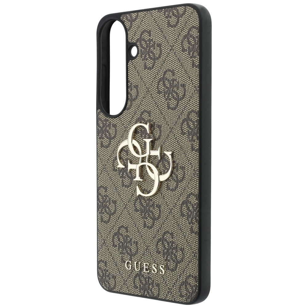 Husa de protectie Guess Leather 4G compatibil cu Samsung Galaxy S26 FE, Maro