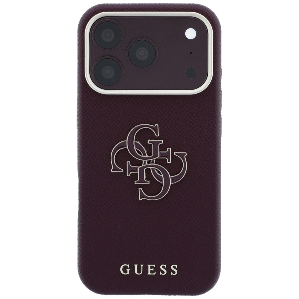 Husa de protectie Guess compatibil cu iPhone 17 Pro Max / iPhone 18 Pro Max, Bordo