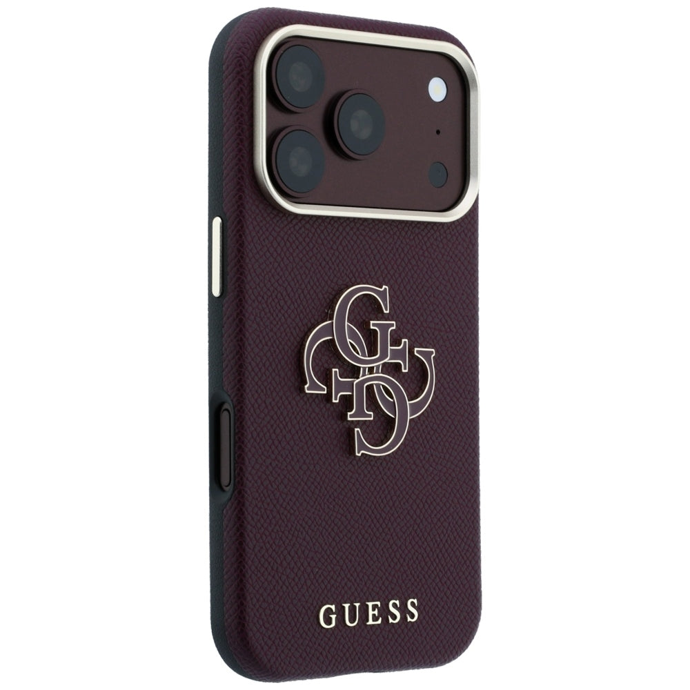 Husa de protectie Guess compatibil cu iPhone 17 Pro Max / iPhone 18 Pro Max, Bordo