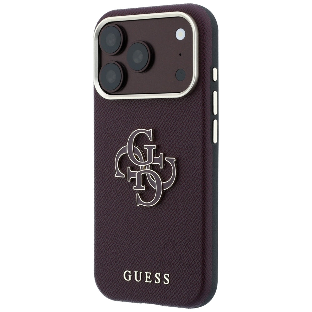 Husa de protectie Guess compatibil cu iPhone 17 Pro Max / iPhone 18 Pro Max, Bordo