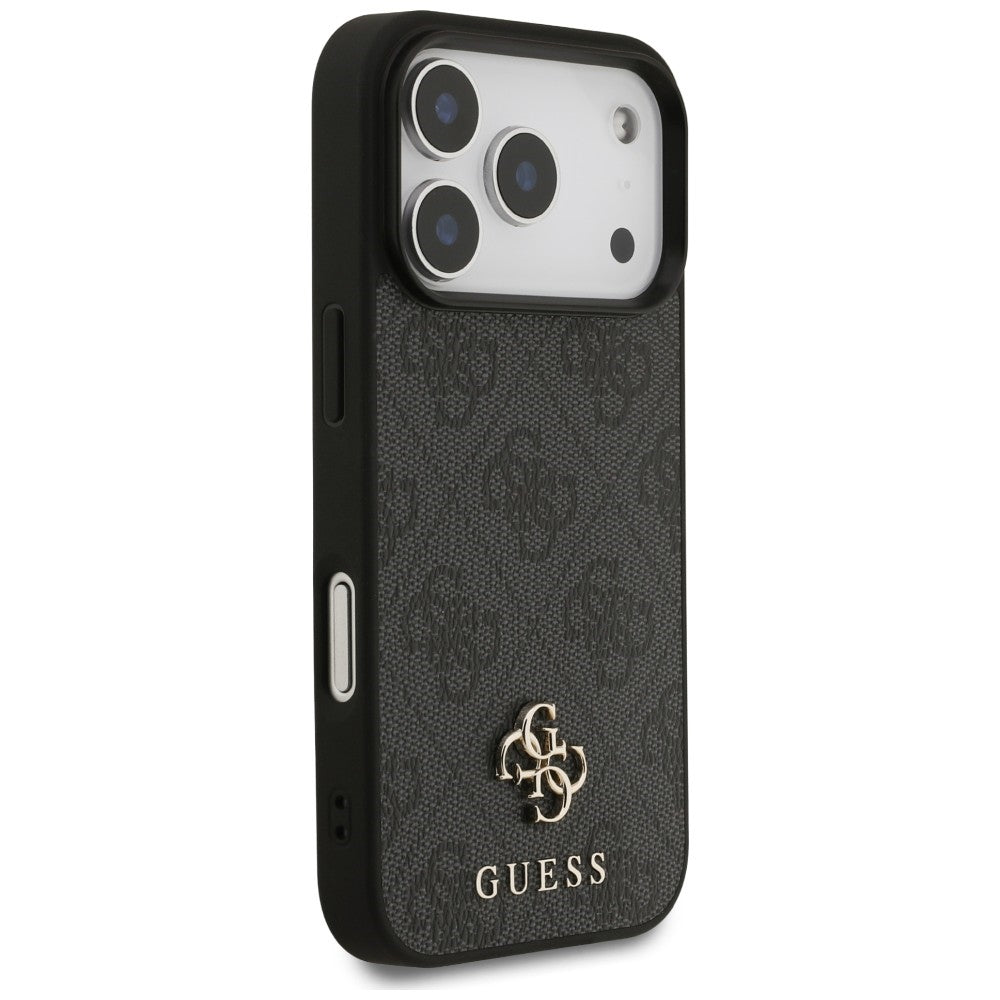 Husa de protectie Guess 4G Small and Classic Logo MagSafe compatibil cu iPhone 18 Pro / iPhone 17 Pro, Negru