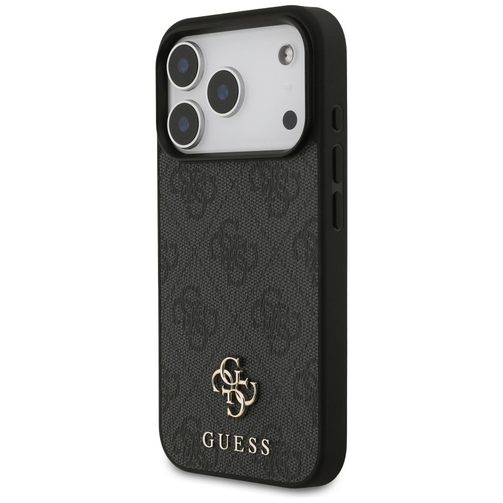 Husa de protectie Guess 4G Small and Classic Logo MagSafe compatibil cu iPhone 18 Pro / iPhone 17 Pro, Negru